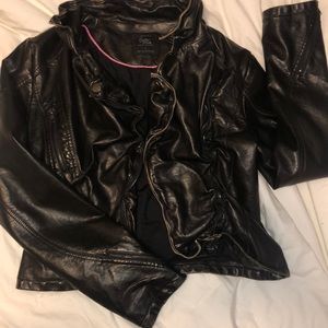 Leather jacket